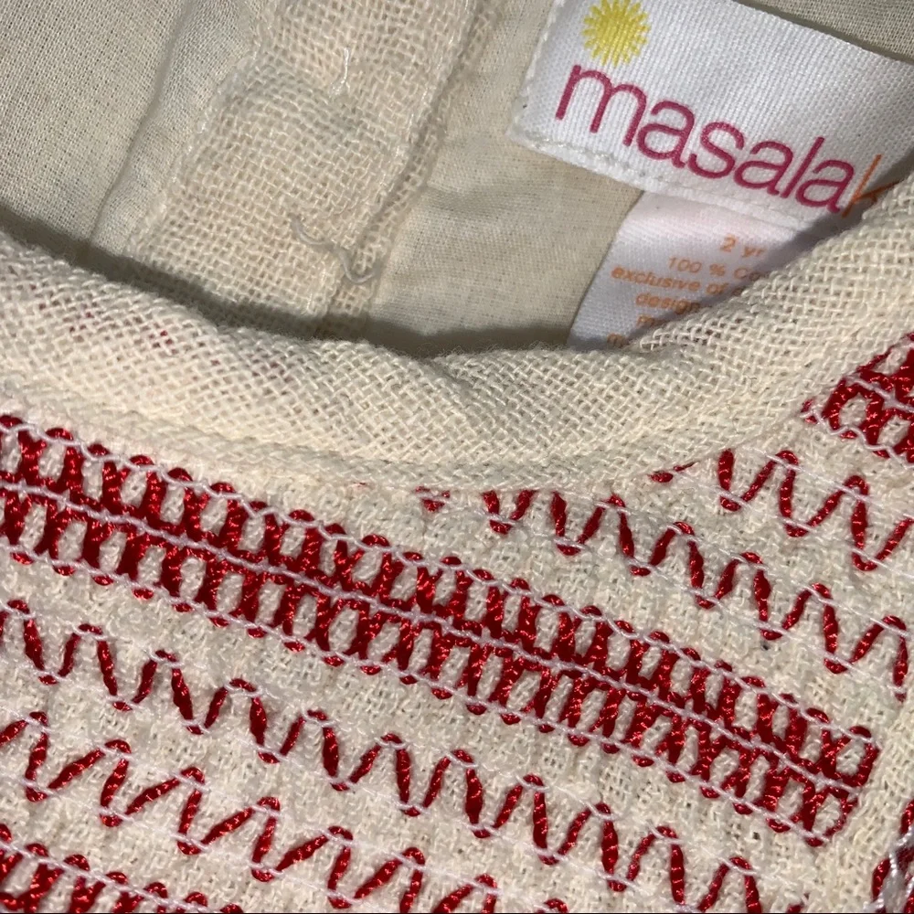 Masala Kids smocked dress - 2T